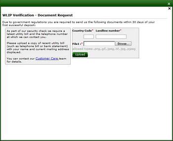 party poker verification